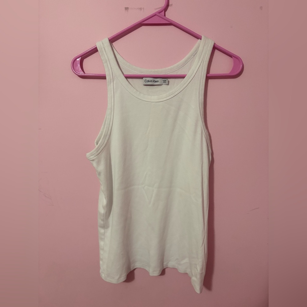 ⭐️Calvin Klein White Tank Top
